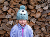 Knitted Hat Worn By A Girl thumbnail