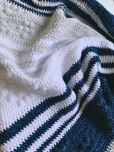 Striped baby blanket thumbnail