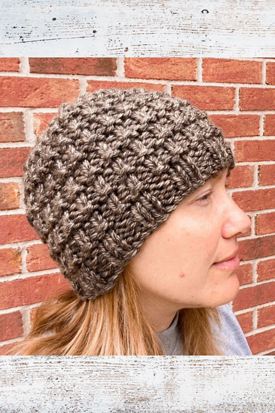 Super Bulky Knit Hat (Knit)