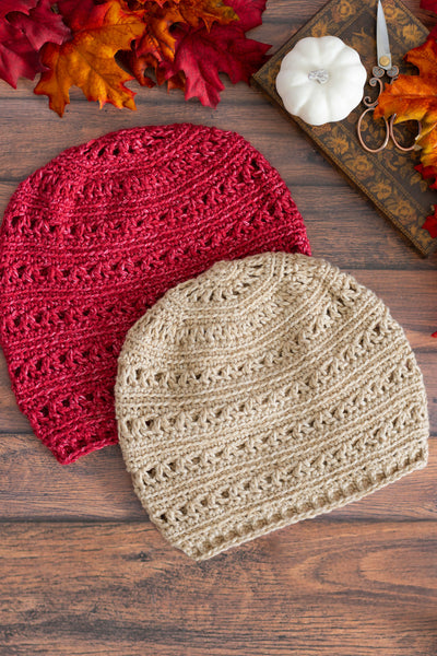 Very Slouchy V-Stitch Hat (Crochet) – Lion Brand Yarn