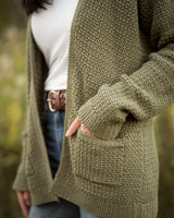 Crochet Kit - Olivewood Cardigan image 3 thumbnail