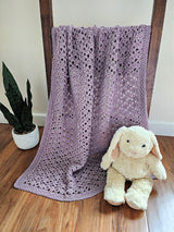 Crochet Kit - Lilac & Lace Blanket image 3 thumbnail
