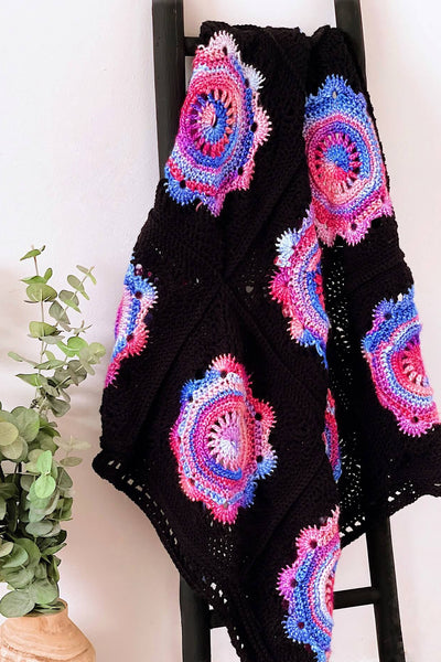 Crochet Kit - Midnight Garden Throw – Lion Brand Yarn