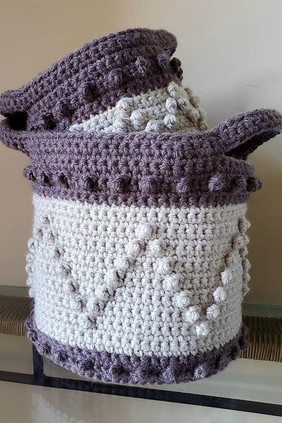 11 DIY Basket Crochet Kits to Spice Up Your Home Decor 3 Crochet Kit - Berry Stitch Baskets