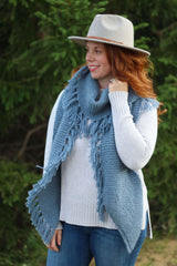 Knit Kit - Lucerne Fringe Scarf image 3 thumbnail