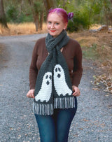 Crochet Kit - Gloria Ghost Scarf image 3 thumbnail