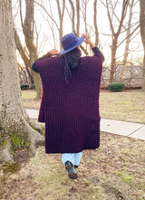 Knit Kit - Weighted Knit Poncho image 3 thumbnail