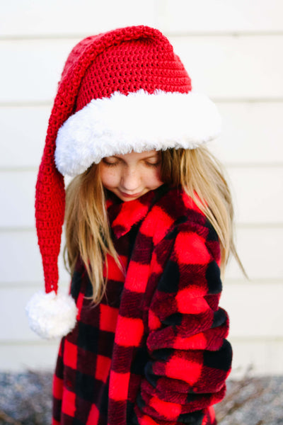 Crochet Kit - Santa Hat – Lion Brand Yarn