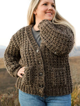 Knit Kit - Toffee Cardigan image 3 thumbnail