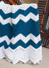 Crochet Kit - Colorful Chevrons Blanket image 3 thumbnail