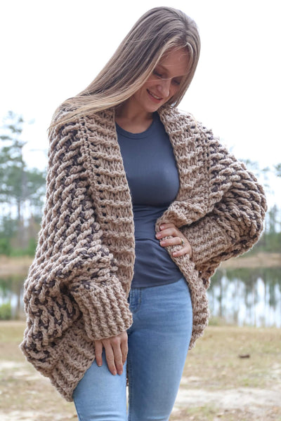 Crochet Kit - Cozy Cocoon Sweater – Lion Brand Yarn