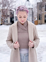 Knit Kit - Crossed Cable Collar image 3 thumbnail