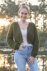 Crochet Kit - Fern Cropped Cardi image 3 thumbnail