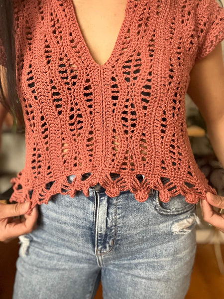 トップス Nana ribbon crochet set AM1430 Nana ribbon crochet set