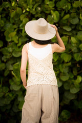 Crochet Kit - Breezy Days Daisy Tank Top - Solid image 3 thumbnail