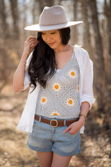 Crochet Kit - Breezy Days Daisy Tank Top image 3 thumbnail