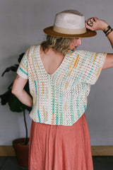 Crochet Kit - Tidepool Rectangle Tee image 3 thumbnail