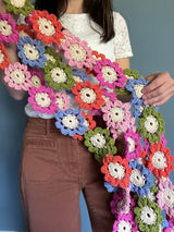 Crochet Kit - Flower Power Scarf image 3 thumbnail