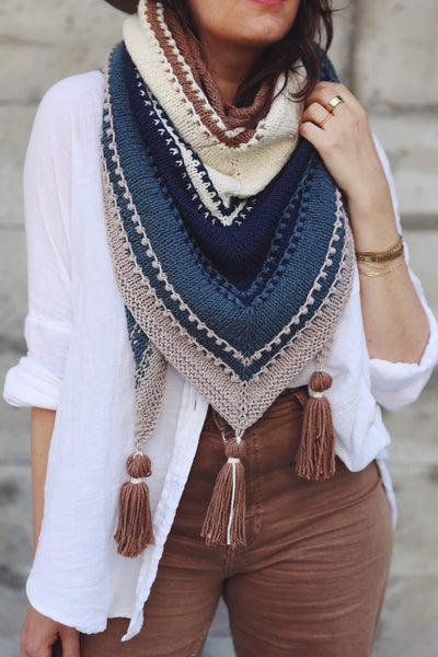 Knit Kit - Landscape Wrap – Lion Brand Yarn