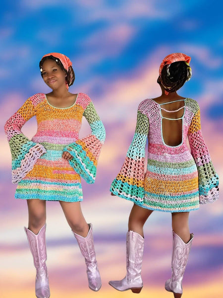 Crochet Kit - The Freia Crochet Dress Lion Brand Yarn Crochet Kit - The Freia Crochet Dress Lion Brand Yarn