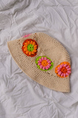 Crochet Kit - Flower Market Bucket Hat image 3 thumbnail
