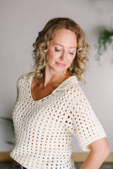 Crochet Kit - Monterey Collared Tee image 3 thumbnail