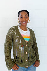 Crochet Kit - Issa Mesh Cardigan image 3 thumbnail