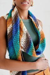 Crochet Kit - Kelli Bias Scarf image 1 thumbnail