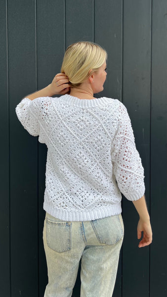トップス 40s SummerKnit PinnapGirl ANRABESS Women's Tops 2026 Trendy Summer Shirts Crochet Cap Sleeve