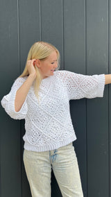 Crochet Kit - Tulip Square Summer Sweater image 3 thumbnail