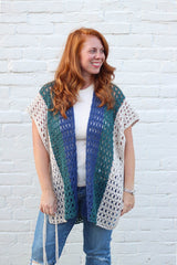 Crochet Kit - Riptide Ruana image 3 thumbnail