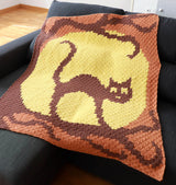 Crochet Kit - Cat Moon Rising Blanket image 3 thumbnail