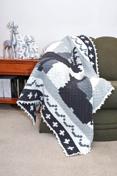Crochet Kit - Winter Wonderland Afghan – Lion Brand Yarn