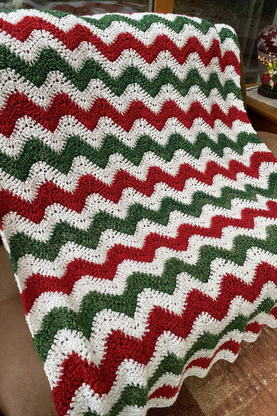 Crochet Kit - Homespun Christmas Blanket