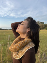 Knit Kit - Citrine Split Cowl image 3 thumbnail