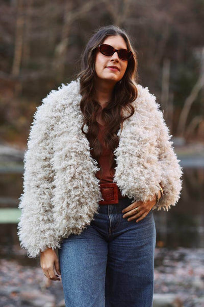 Knit Kit - Hayworth Cropped Coat – Lion Brand Yarn