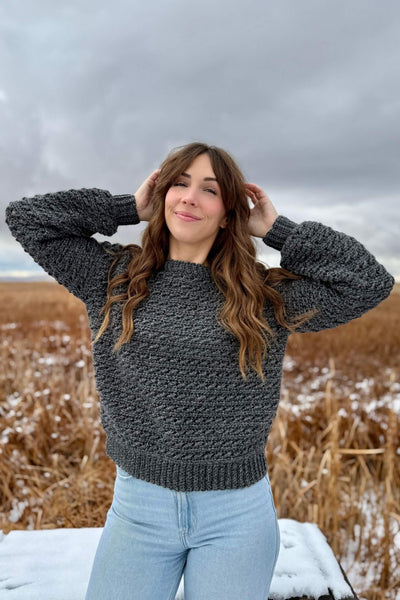 Crochet Kit - The Maeve Pullover – Lion Brand Yarn