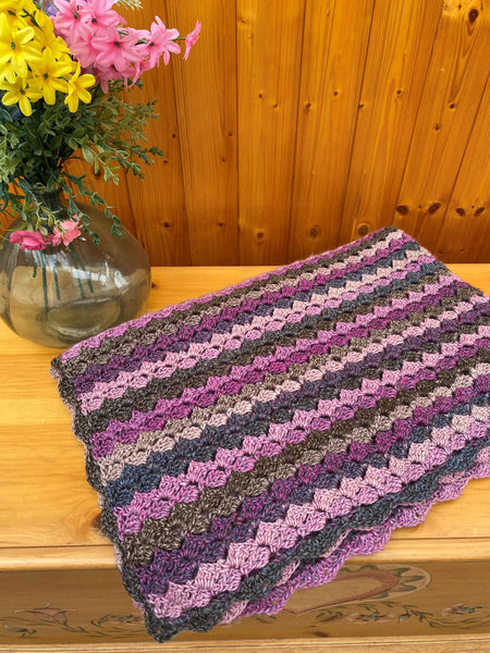 Crochet Kit - Wild Violets Afghan – Lion Brand Yarn
