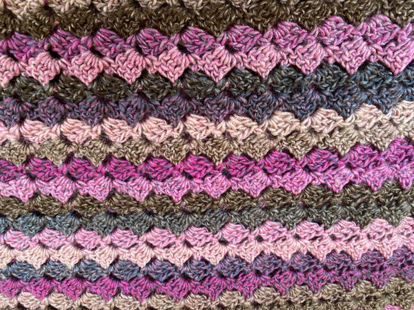 Crochet Kit - Wild Violets Afghan – Lion Brand Yarn