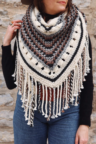 Knit Kit - Storyteller Wrap – Lion Brand Yarn