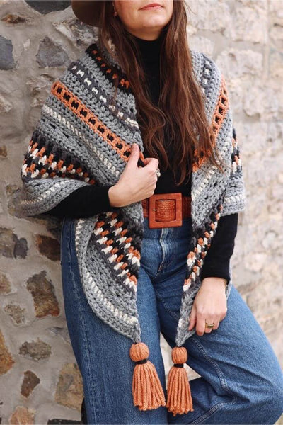 Crochet Kit - Book Club Wrap – Lion Brand Yarn