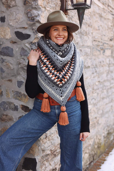 Crochet Kit - Book Club Wrap – Lion Brand Yarn