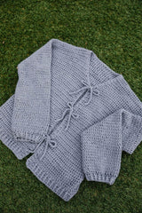 Crochet Kit - Triple Tie Cardi image 3 thumbnail