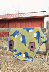 Crochet Kit - Spring Bluebirds Afghan image 3 thumbnail