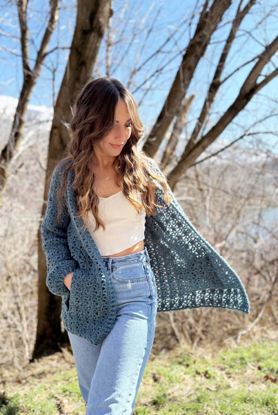 Crochet Kit - The Towhee Cardigan – Lion Brand Yarn