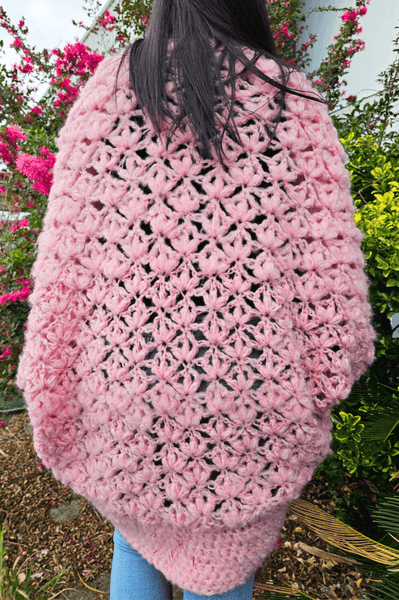 Crochet Kit - Cherry Blossom Cocoon – Lion Brand Yarn