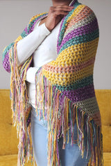 Crochet Kit - Muriel Mesh Shawl image 2 thumbnail