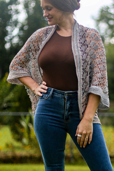 Crochet Kit - Lacy Cocoon Cardi – Lion Brand Yarn