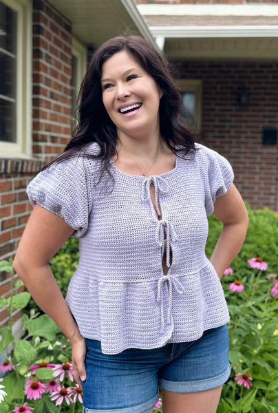 Crochet Kit - Tie Up Top – Lion Brand Yarn