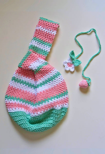 Crochet Kit - Strawberry Knot Bag – Lion Brand Yarn